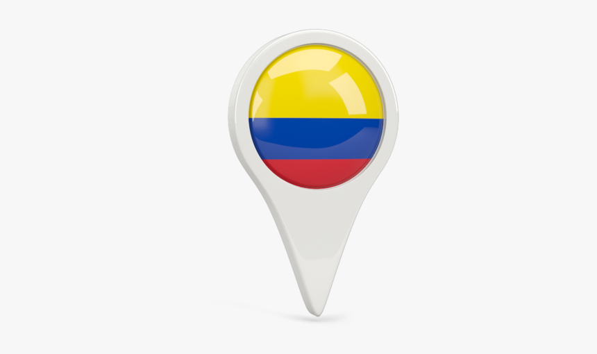 Colombia - Colombia Flag Pin Png, Transparent Png, Free Download