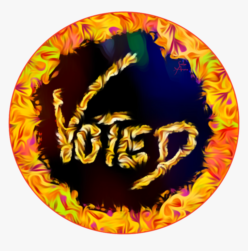 Transparent I Voted Sticker Png - Circle, Png Download, Free Download