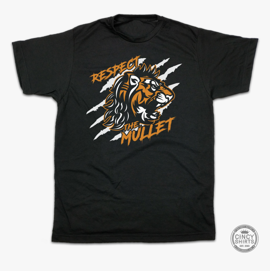 Respect The Mullet - Tiger With A Mullet, HD Png Download, Free Download