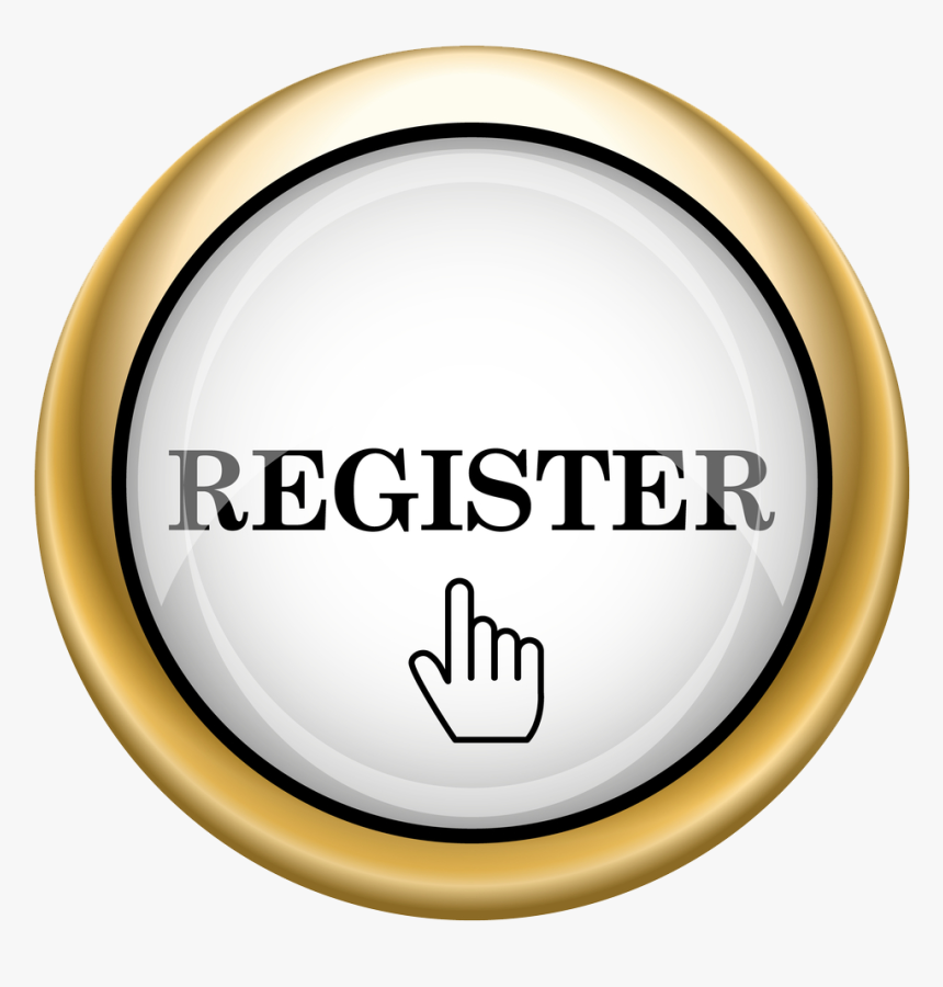 Transparent Register Now Button Png - Click To Register Png, Png Download, Free Download