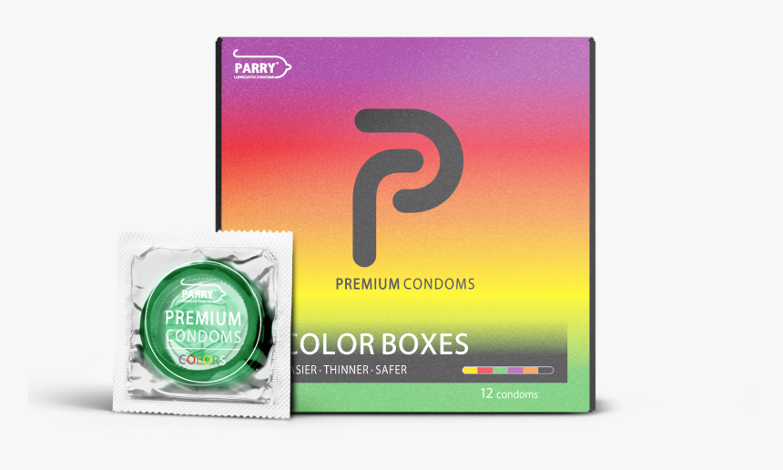 Parry Web Shop Packing Colored Condoms 12pcs Pack - Multimedia Software, HD Png Download, Free Download