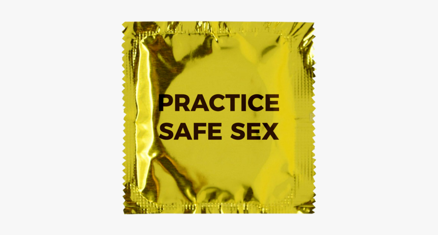 Practice Safe Sex Gold Condoms - Practice Safe Sex Condoms, HD Png Download, Free Download