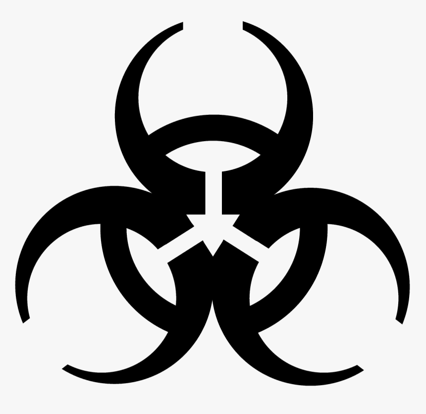 Biohazard Simple Symbol - Biohazard Symbol Transparent, HD Png Download, Free Download