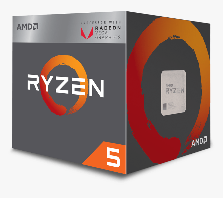 Amd Vega Png - Amd Ryzen 5 2400g, Transparent Png, Free Download