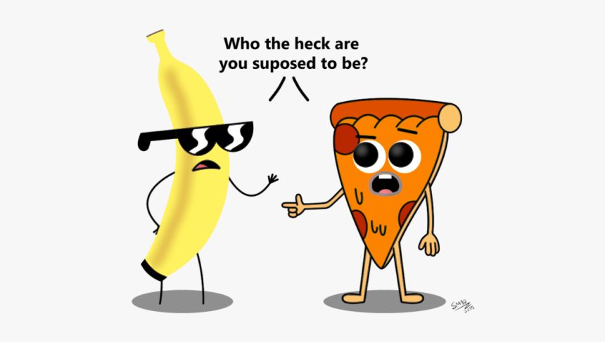 Pizza Steve And Banana Steve - Pizza Steve Eating Pizza, HD Png Download, Free Download