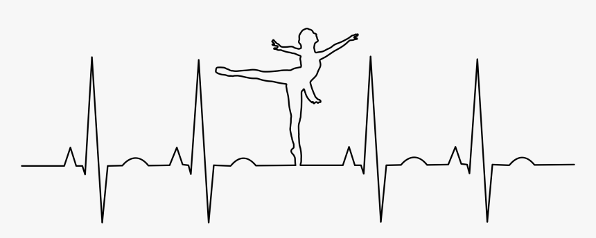 Ballet Dancer Ekg Clip Arts - Ekg Dancer, HD Png Download, Free Download