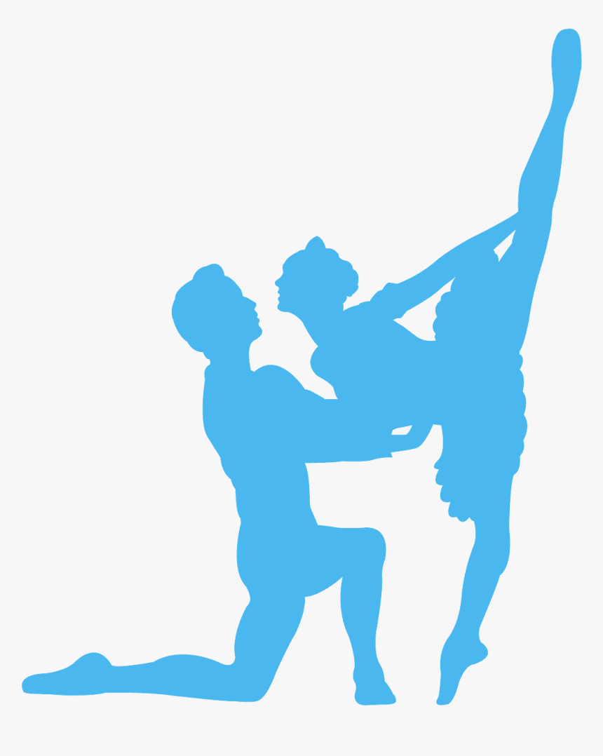 Ballet Couple Silhouette, HD Png Download, Free Download