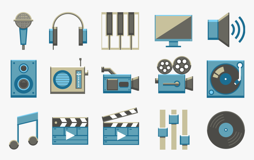Transparent Video Icons Png - Icon Audio Video Png, Png Download, Free Download