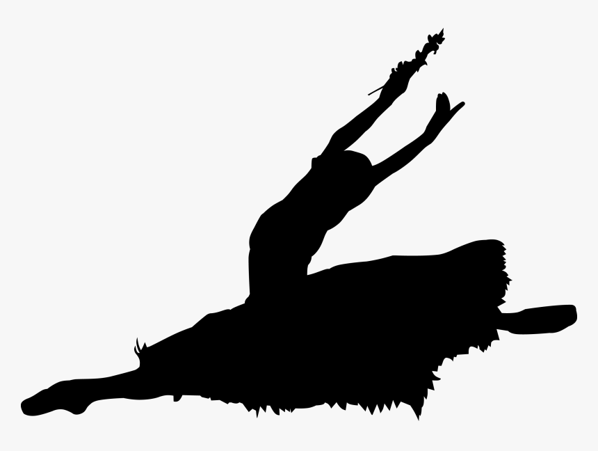 Ballet Splits Silhouette Png, Transparent Png, Free Download