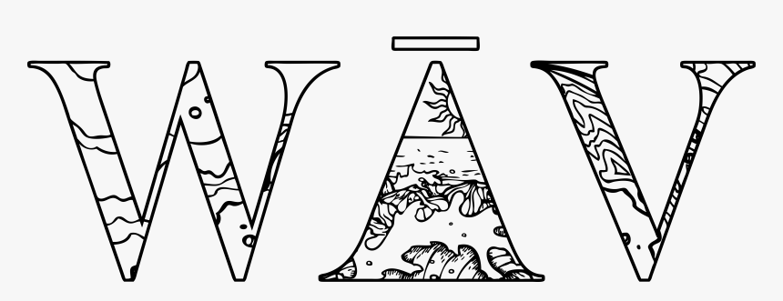 Wavclothingco - Line Art, HD Png Download, Free Download