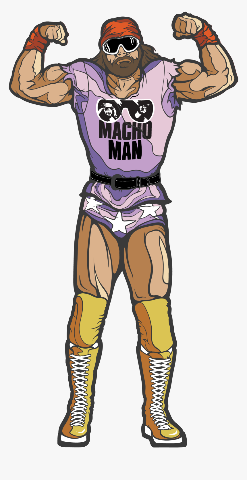 Macho Man Randy Savage Cartoon, HD Png Download, Free Download