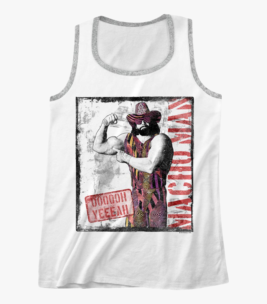 Flexing Macho Man Randy Savage Tank Top - T-shirt, HD Png Download, Free Download