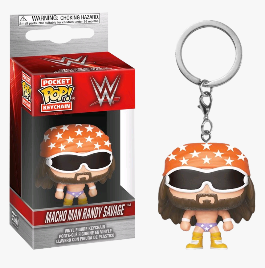 Randy Savage Pocket Pop Keychain - John Cena Funko Pop Keychain, HD Png Download, Free Download