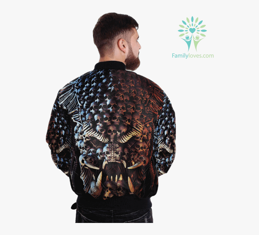 The Predator Creepy Face Skulls Over Print Jacket %tag - The Predator, HD Png Download, Free Download