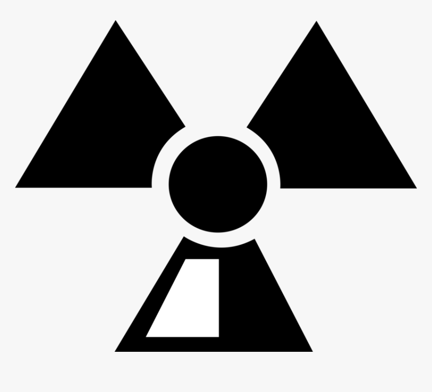 Vector Illustration Of Nuclear Fallout Radioactive - Nuclear Power Plant Sign, HD Png Download, Free Download