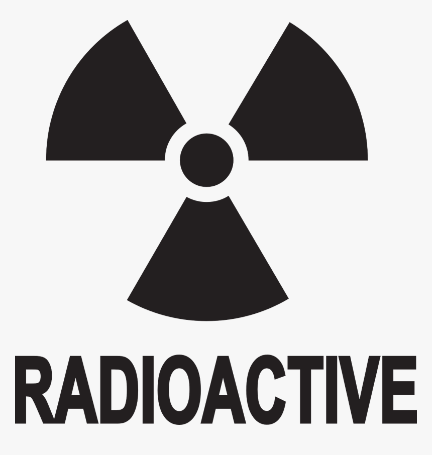 Radioactive Decay Hazard Symbol Radiation Biological - Radioactive Symbol Clip Art, HD Png Download, Free Download