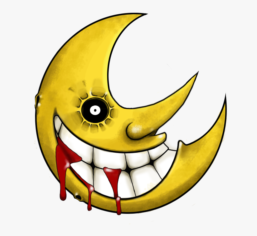 Vector Moon Creepy - Soul Eater Moon Png, Transparent Png, Free Download