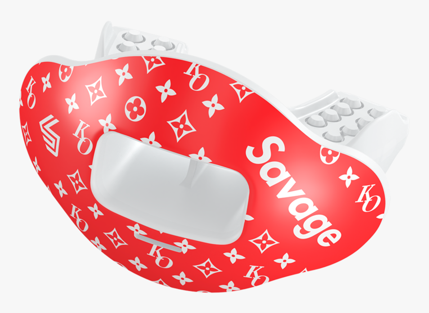 Shock Doctor X Kickasso Artist Series Savage Max Airflow - Louis Vuitton Mouth Guard, HD Png Download, Free Download