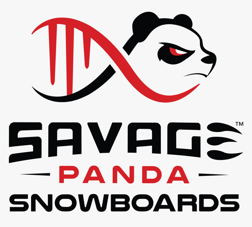 Savage Panda Snowboard , Png Download - Illustration, Transparent Png, Free Download