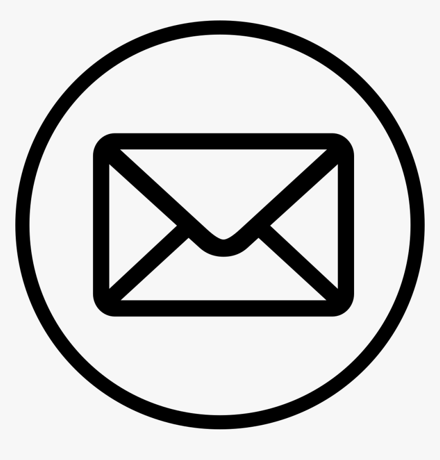 Email Computer Icons Clip Art Portable Network Graphics - Gmail Icon Black And White Png, Transparent Png, Free Download