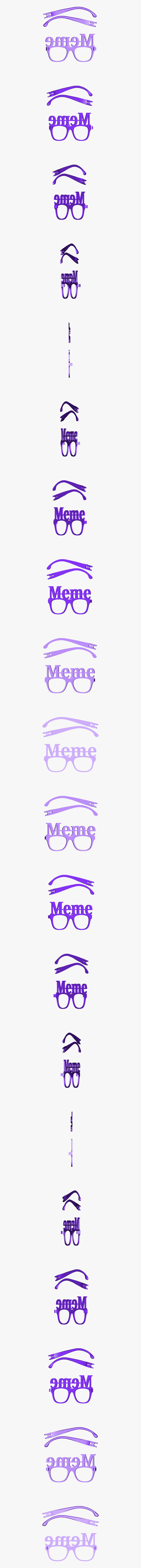 Meme Glasses Png, Transparent Png, Free Download