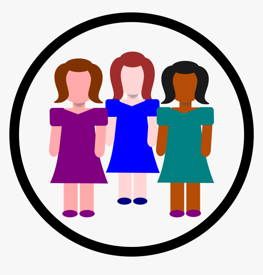 Icon Women Meeting Big - Friend Woman Icon Png, Transparent Png, Free Download