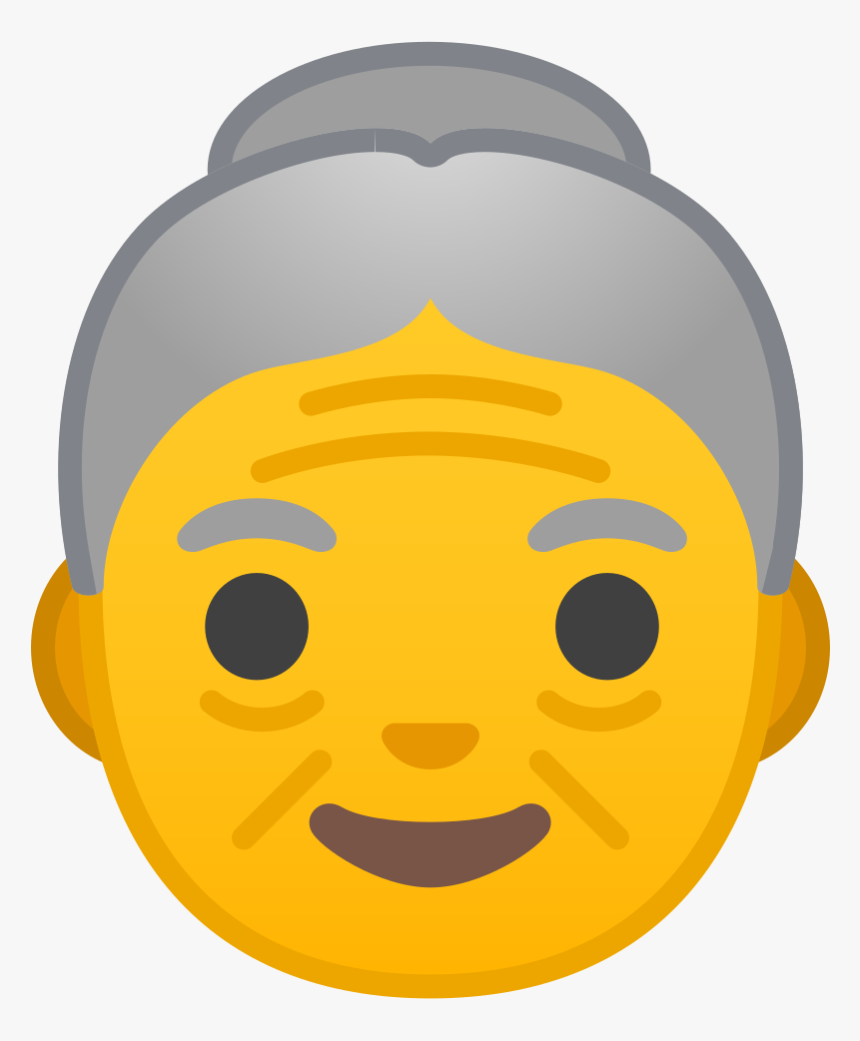 Transparent Old Woman Png - Old Woman Emoji, Png Download, Free Download