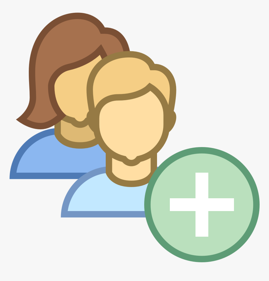 Add Group Icon Png Download - Add User Group Icon, Transparent Png, Free Download