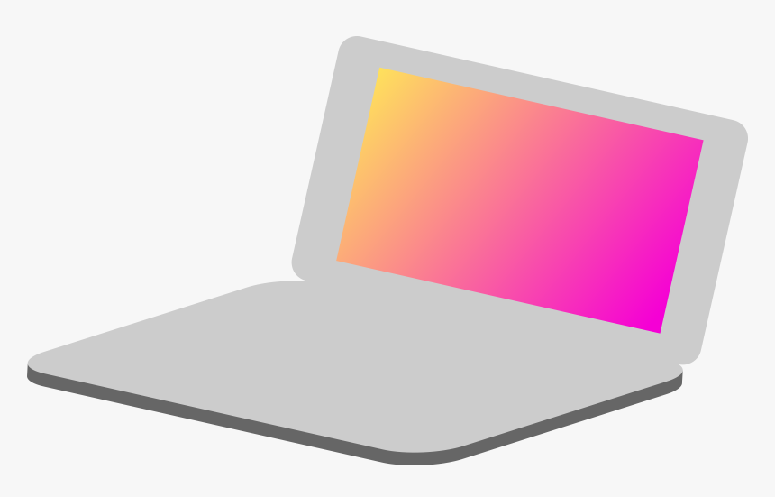 Laptop Simple Icon - Laptop Clipart Pink, HD Png Download, Free Download