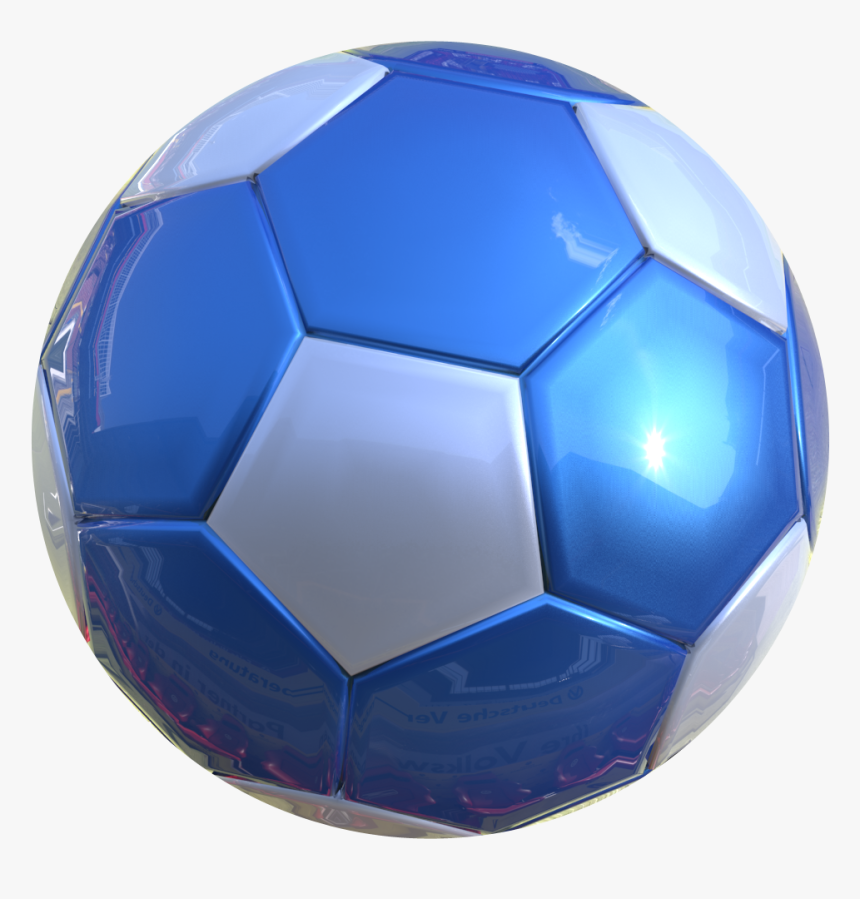 3d Soccer Ball [png 1024x1024] Png - Blue Soccer Ball Transparent Background, Png Download, Free Download