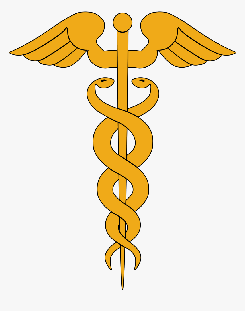 Heraldic Caduceus - Caduceus Png, Transparent Png, Free Download