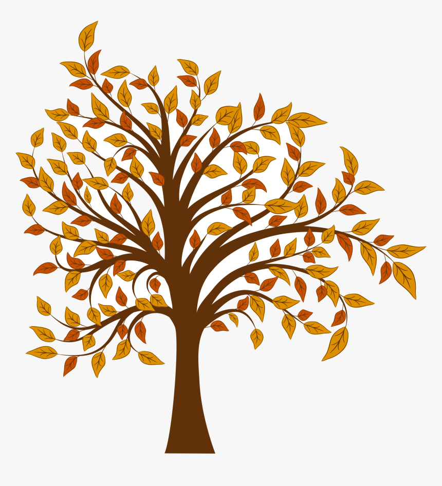 Safari Trees Tree Cliparts Transparent Fall For Free - Png Clipart Art Autumn Tree, Png Download, Free Download