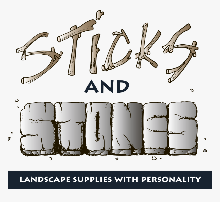 Stick Clipart Stick Stone - Sticks And Stones, HD Png Download, Free Download
