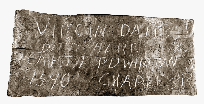 Virgina Dare Stone - Virginia Dare Died Here, HD Png Download, Free Download