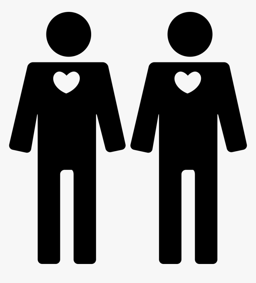 Gay Couple In Love - Gay Couple Icon, HD Png Download, Free Download