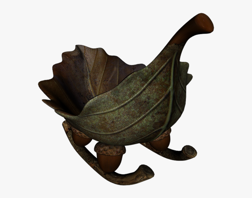 Leaf Sleigh Png By Mysticmorning - Bronze Sculpture, Transparent Png, Free Download