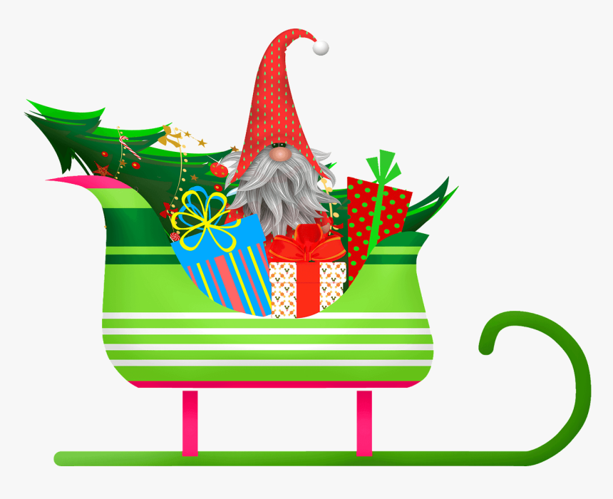 Christmas Elf, Sleigh, Gifts, Christmas, December - Christmas Clipart Elf On Shelf, HD Png Download, Free Download