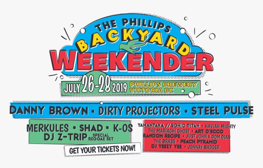 Pbw19 Coverpage Lineup Website - Phillips Backyard Weekender 2019 Lineup, HD Png Download, Free Download