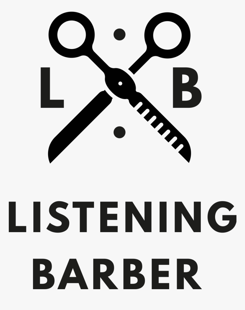 Listening Barber Logo 2, HD Png Download, Free Download