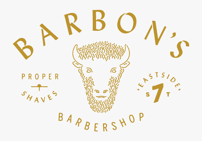 Barbons Main Logo Lg Yellow - Barbon's Barbershop Austin Tx, HD Png Download, Free Download