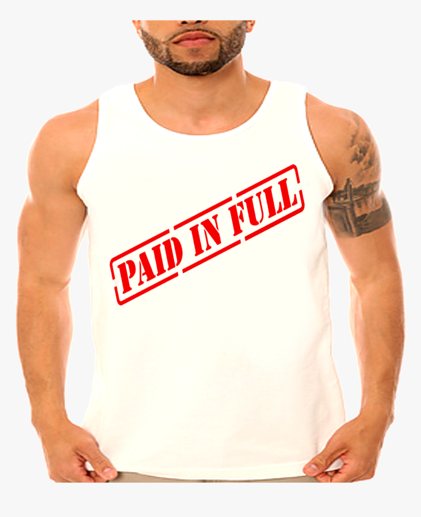 Paid In Full Stamp Men"s Tank T - Paid In Full Stamp Png, Transparent Png, Free Download