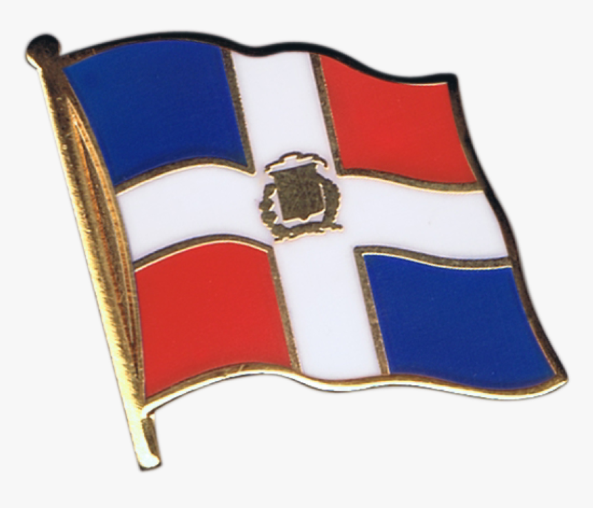 Dominican Republic Flag Pin, Badge - Bandiera Pirati Png, Transparent Png, Free Download