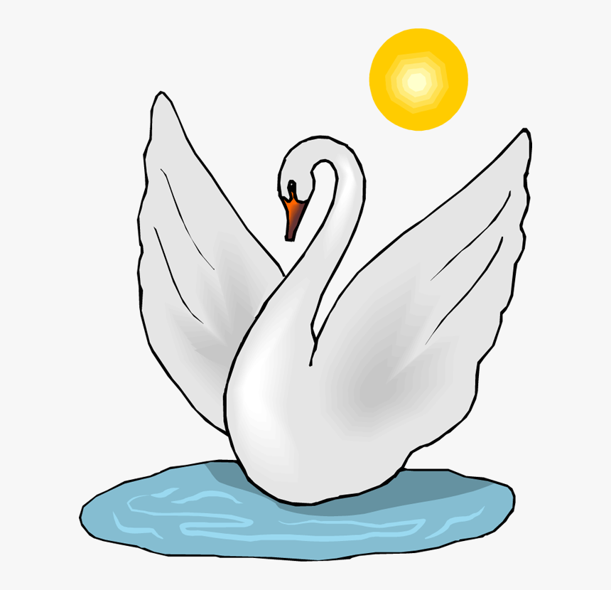 Free Swan Clipart Clipart - Swan Clipart, HD Png Download, Free Download