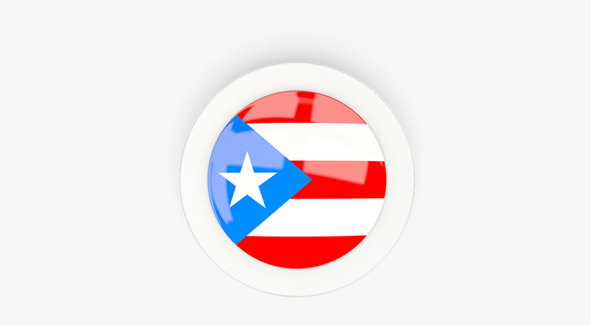 Round Carbon Icon - Puerto Rico Flag Png, Transparent Png, Free Download