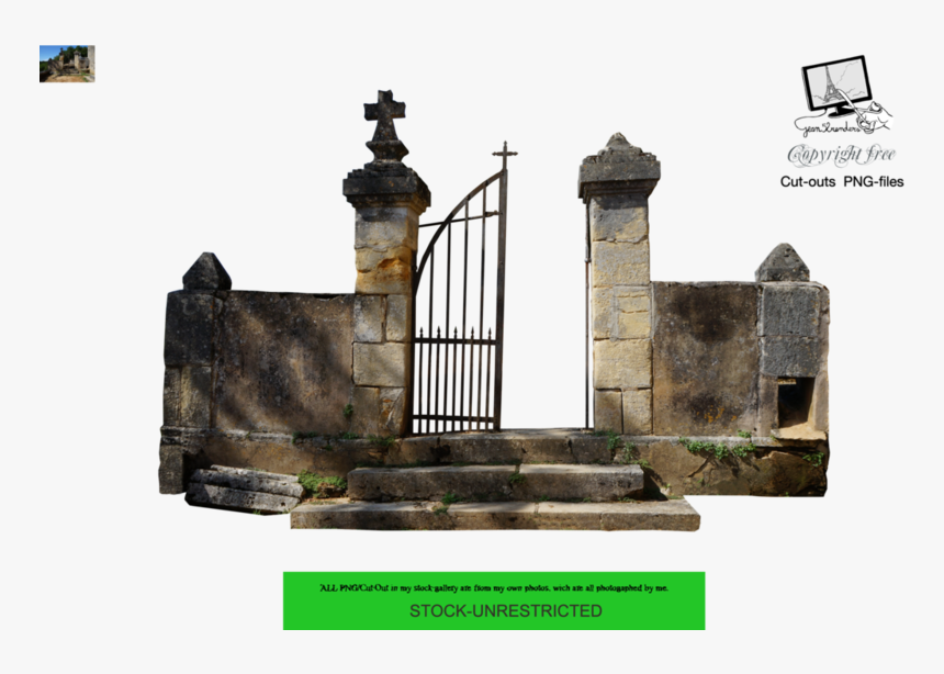 Gate Cemetery Png By Jean52 P - Cemetery Png, Transparent Png, Free Download