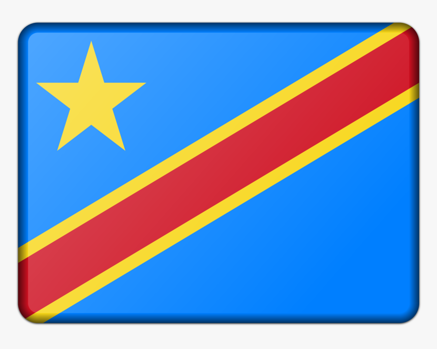 Flag Of Democratic Republic Of The Congo Clip Arts - Does The Drc Flag Represent, HD Png Download, Free Download