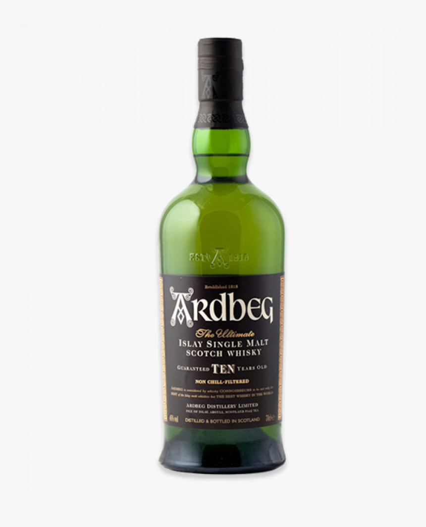 Ardbeg Single Malt Whisky Single Malt Scotch Whisky - Ardbeg 10 Years Old, HD Png Download, Free Download