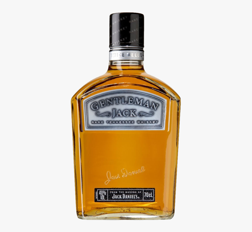 Jack Daniels Gentleman Jack Bottle Back, HD Png Download, Free Download