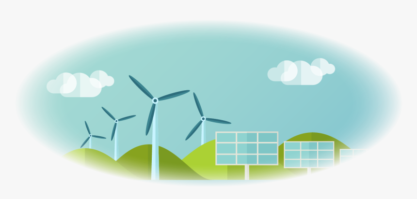 Turbine Clipart Clean Energy - Wind Turbine, HD Png Download, Free Download