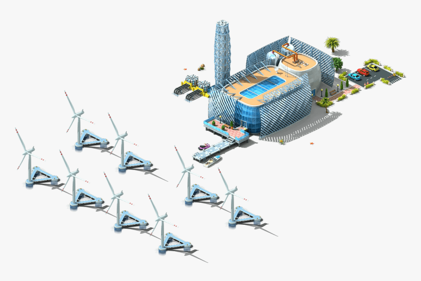 Megapolis Wiki - Megapolis Wind Farm, HD Png Download, Free Download